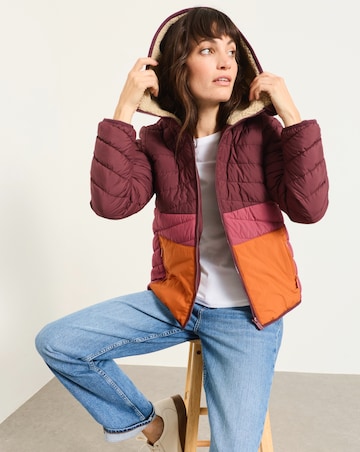 Fatface Erica Puffer Colour Block