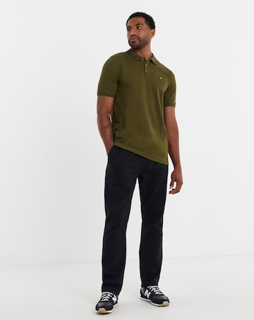 Voi Tipped Pique Polo Long Length