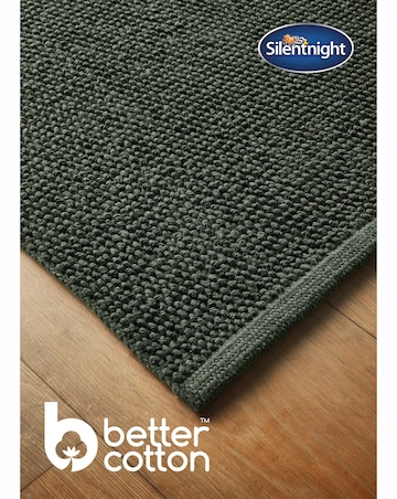 Silentnight Textured Knot Cotton Bath Mat