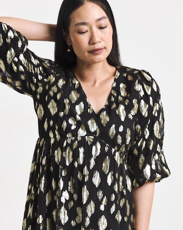 Animal Jacquard Maxi Dress