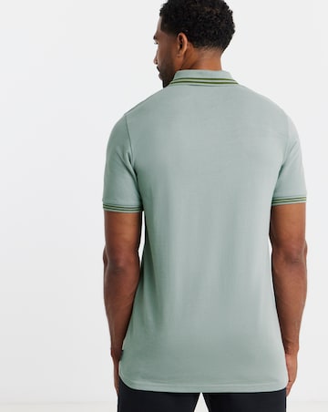 Voi Tipped Pique Polo Long Length