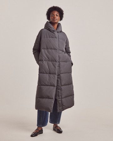 Anthology Charcoal Feather & Down Padded Coat