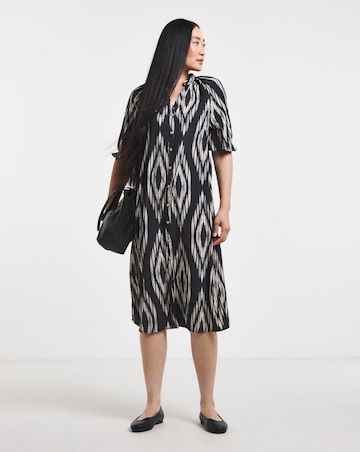 Printed Kaftan Dress