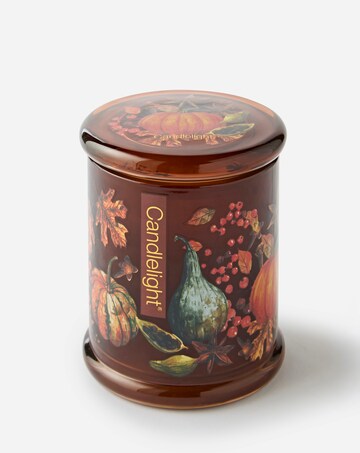 Spiced Pumpkin Large Glass Lidded Candle