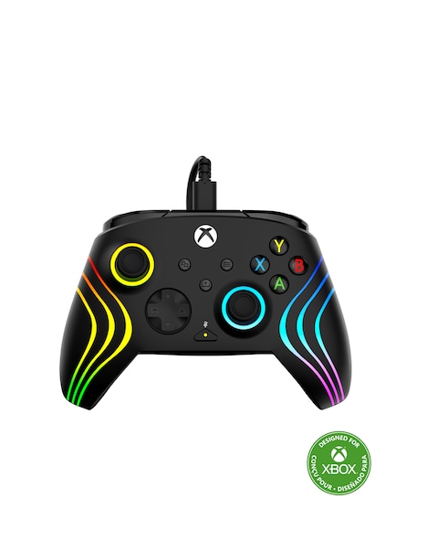 Turtle Beach Afterglow Wave Wired RGB Gaming Controller For Xbox & PC - Black