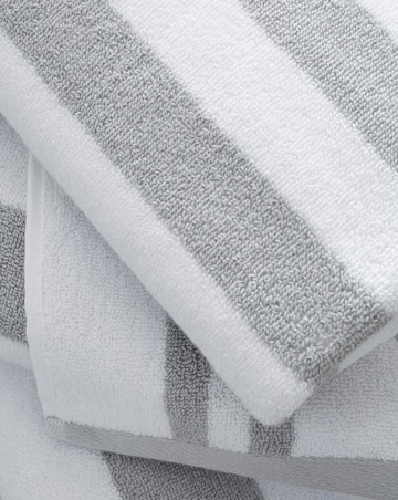Bianca Reversible Stripe Jacquard Towels