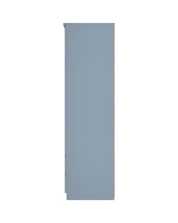 Haydn Ready Assembled 2 Door 2 Drawer Mirrored Wardrobe - Kids
