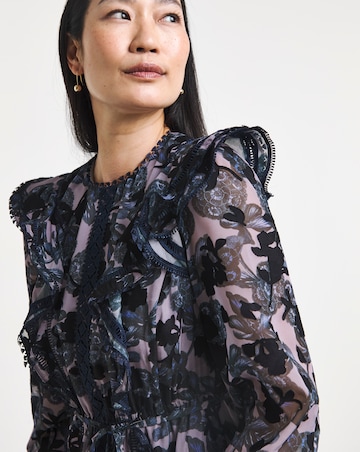 Ted Baker Alexieh Ruffle Floral Maxi Dress
