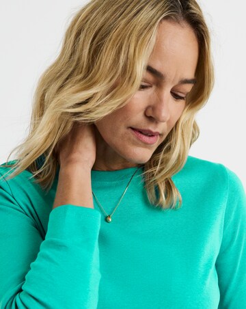 Blue, Pink, Green 3 Pack Crew Neck Long Sleeve T-Shirt
