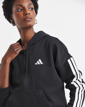 adidas Essentials 3 Stripes Fleece Hoodie