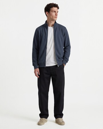 Full Zip Funnel Neck Sweatshirt Long