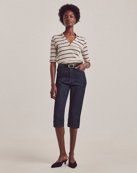 Anthology Indigo Capri Jeans