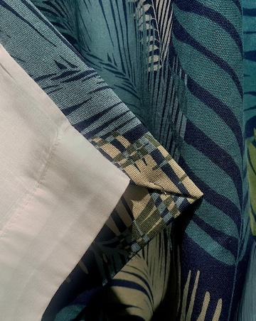 Tropical Eyelet Curtains in Multi