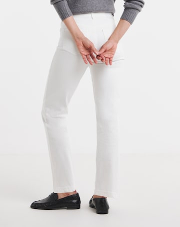 Magisculpt White Straight Leg Jeans