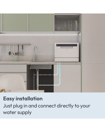 Candy Rapido Table Top Dishwasher- White