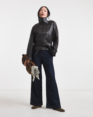 JDY Faux Leather Belt Jacket