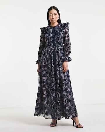 Ted Baker Alexieh Ruffle Floral Maxi Dress