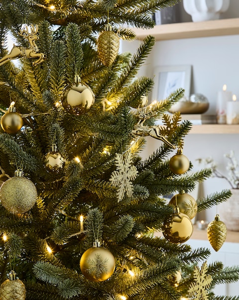 New In - Gold Bauble Bumper Pack - Set of 40