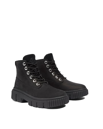 Timberland Black Greyfield Lace Up Boots - Standard Fit (D)