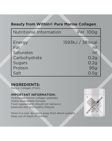 Bio-Synergy Beauty From Within Marine Collagen Powder - 300g