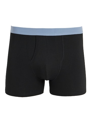 5 Pack Contrast Waistband Boxers