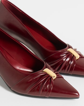Helen Hardware Detail Court Shoes - Extra Wide Fit (EEE)