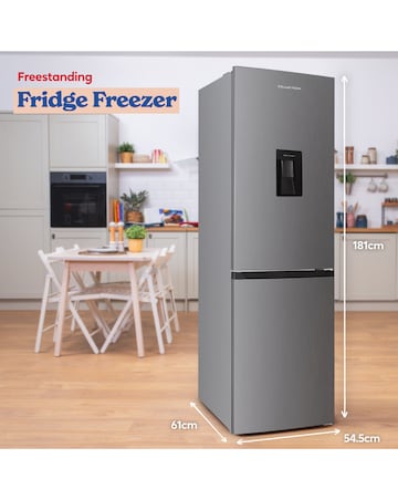 RUSSELL HOBBS 50/50 FRIDGE FREEZER W/ WD