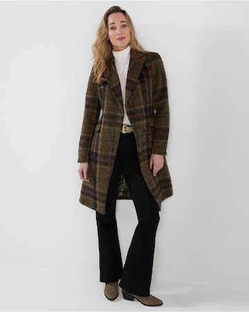 Joe Browns Tessa Asymmetric Check Coat