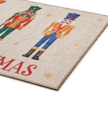 Christmas Nutcrackers Washable Doormat
