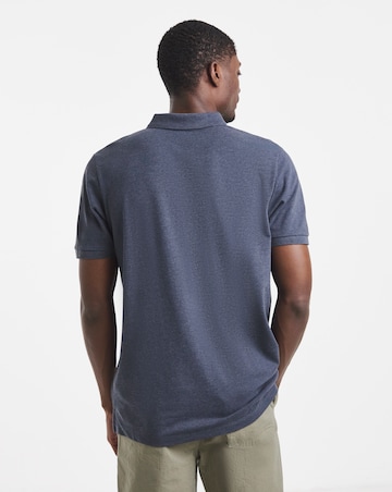 Marl Pique Polo Long