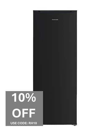Russell Hobbs RH143FZ552E1B 143cm High Small Upright Freezer - Black + Install