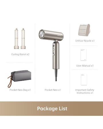 Dreame Pocket Neo Hair Dryer Gold