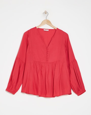 Long Sleeve Smock Top