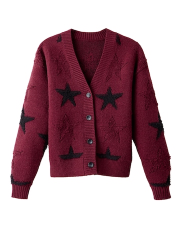 Joe Browns Stunning Star V- Neck Cardigan