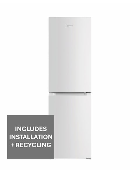 Indesit INKS 3251 W4UK Low Frost 60/40 Fridge Freezer - White + Installation