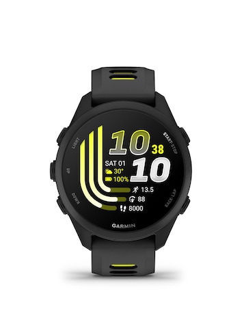 Garmin Forerunner 170 Music Smart Watch - Black/Amp Yellow
