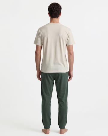 2 Pack T-Shirt And Cuffed Hem PJs