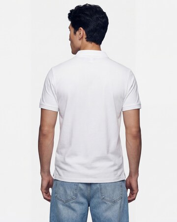 Pure Cotton Pique Polo-White