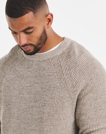Cotton Twist Crew Neck Jumper