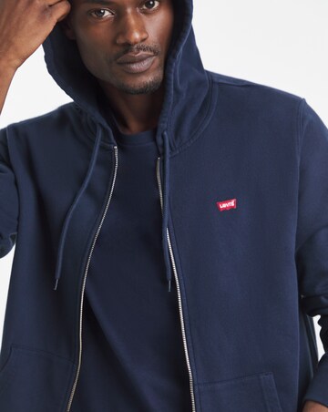 Levi's Original Housemark Zip Through Hoodie - Navy