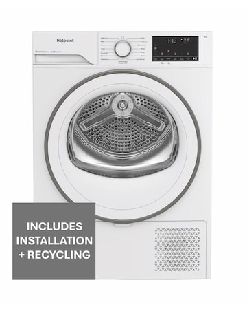 Hotpoint Heat Pump Tumble Dryer CHD103MWWUK 10KG White + Installation