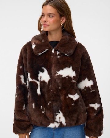 Vero Moda Cow Print Short Jacket