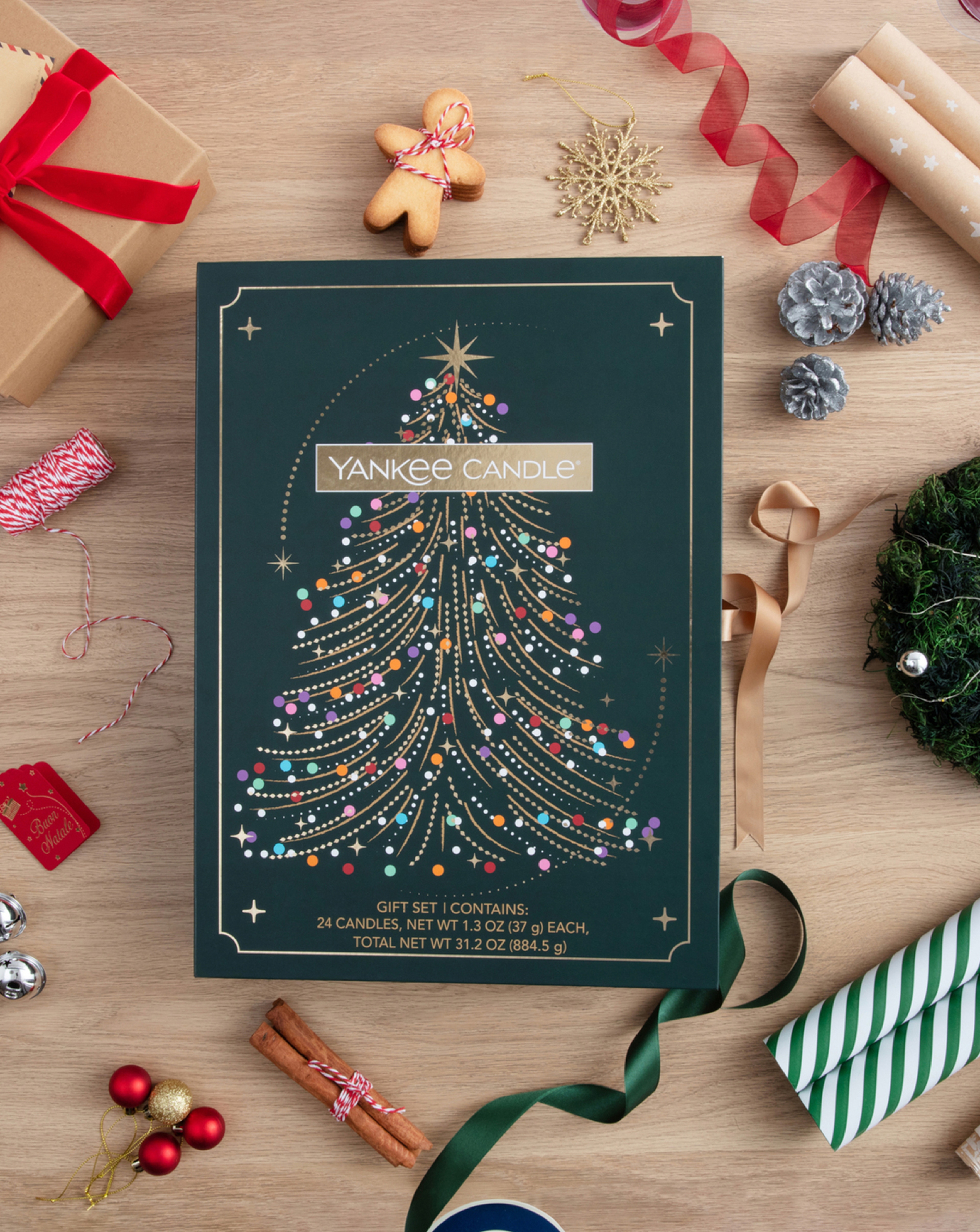 A Yankee Candle® advent calendar gift set.