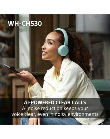 Sony WH-CH530 Wireless On-Ear Headphones - Black