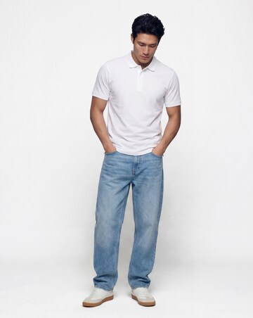 Pure Cotton Pique Polo-White