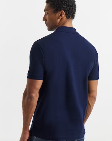 Lacoste Classic Short Sleeve Pique Polo - Navy