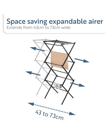 Minky Space Saver Extendable 3 Tier Airer