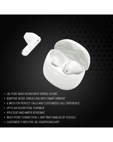 JBL Tune Flex 2 True Wireless Noise Cancelling Earbuds - Black