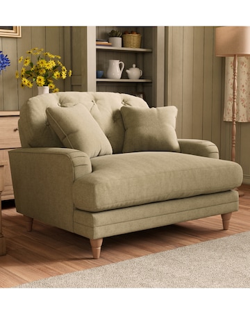 Florence Buttonback Snuggle Chair
