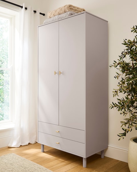Coates 2 Door 2 Drawer Wardrobe
